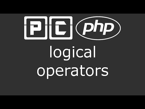 PHP beginners tutorial 14 - logical operators