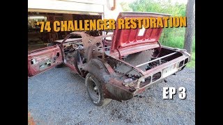 74 Dodge Challenger Restoration #3 - Stripping the Car