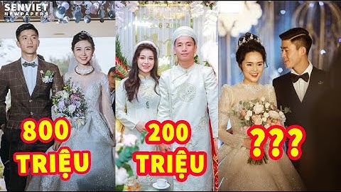 Bóc Giá Váy Cưới Của Vợ Các Cầu Thủ Việt Nam, Đến Sao Hạng A Cũng Phải Dè Chừng