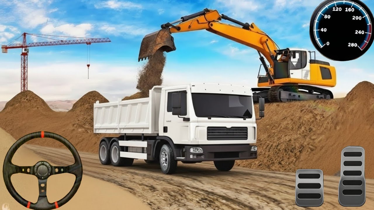 City Road Construction Simulator  - Heavy JCB Games 2025 - Android Gameplay Part12