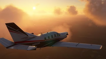 Microsoft Flight Simulator TBM 930 Liverpool To Manchester IFR For A ILS Approach And Landing