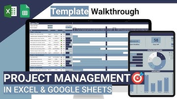 Effortless Project Management: Excel & Google Sheets Template | Kanban, Gantt & More! Walkthrough