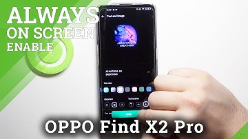 How to Change Always On Display Theme on OPPO Find X2 Pro – AOD Theme