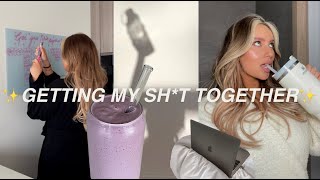 Getting my life together vlog *as someone who has no routine* (weekend reset)