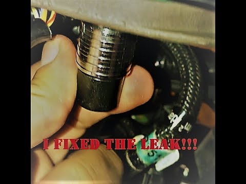 HOW TO: Fix quick disconnect fuel line leak iron 883 sportster
