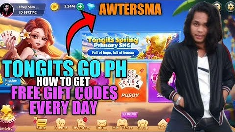 How to get free gift codes?? Tongits Go: Free loads, sodexo cards, appliances and gift codes.