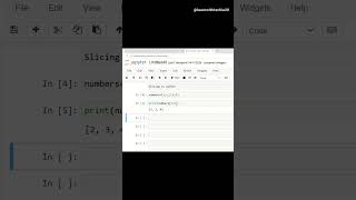 Slice your list like a pro 🔪🐍 Save Time. Write smarter code #python#slicing#pythonseries#viralshorts