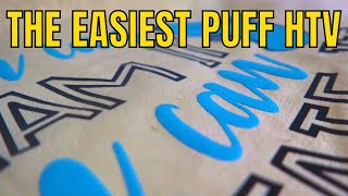 How to layer Siser Puff HTV  Easy to use puffy vinyl 3D iron on with your Cricut Easy Press