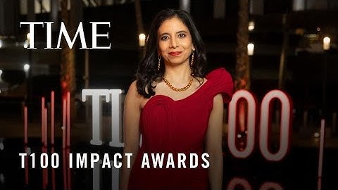 Anima Anandkumar Accepts Her TIME100 Impact Award