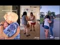 Surprised parents with their best friend after a long time
