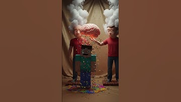 Minecraft Steve Fluid Simulation | #b3d #minecraft  #shorts #entertainment #loop #infiniteloop