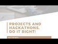 Acm talks 30 part 2  projects and hackathons how to do it right   atharwa adawadkar