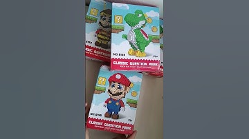 Super Mario Building Block Haul | Viewer Request! #lego #nanoblock #buildingblocks