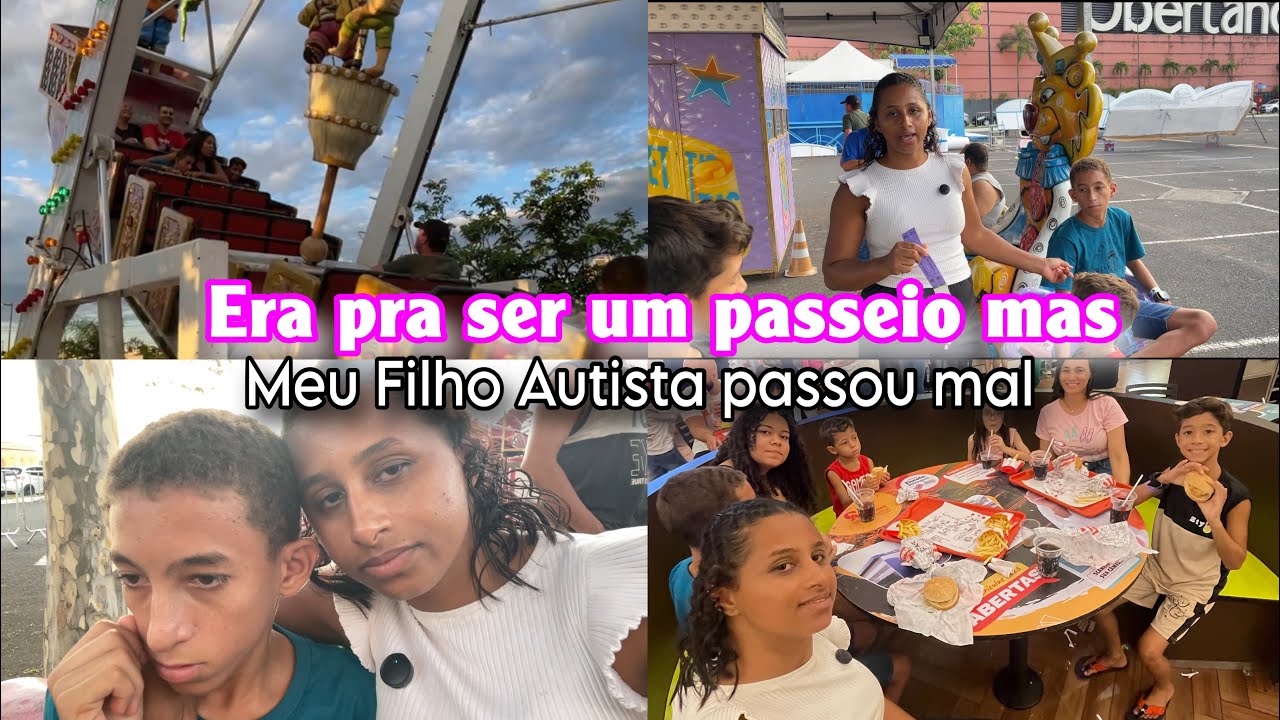 Era pra ser um passeio, mas tudo saiu diferente 😢 | Meu Filho Autista passou mal 
