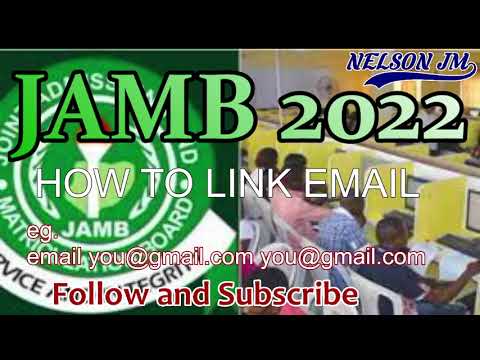 JAMB 2022 How to Link Email to JAMB Portal Profile