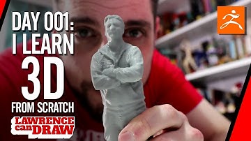 I Learn 3D modeling - Video Diary Day 001 [Intro]