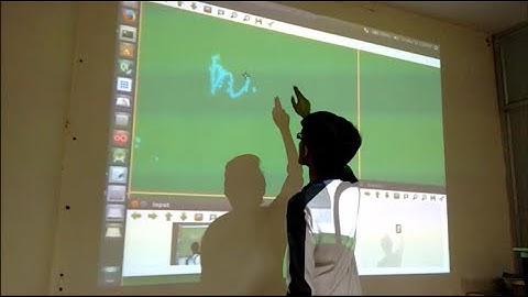 Fun With OpenCV Kinect - Projector based UI (mark 2)