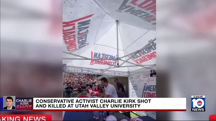Shooter remains at large after Charlie Kirk killed in Utah