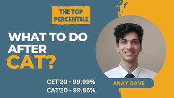 What to do if CAT did not go well? | Anay Dave | 99.99%ile JBIMS Alumni