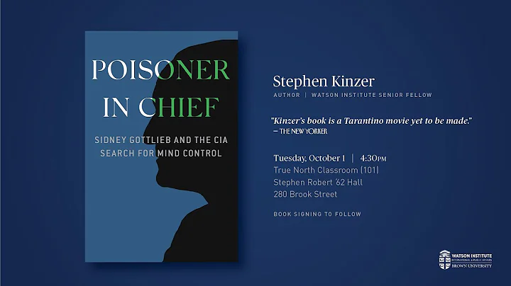 Stephen Kinzer  Poisoner in Chief: Sidney Gottlieb...