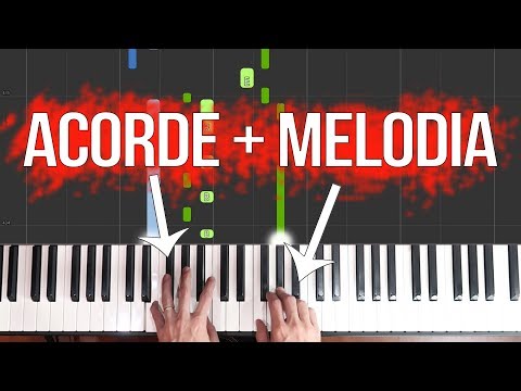 Vídeo: Como Tocar Uma Melodia No Piano