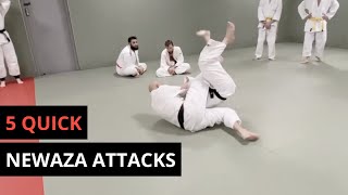 5 Quick Newaza Attacks for Judo/BJJ screenshot 3