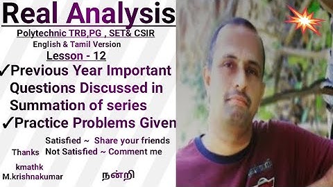 real analysis Real Analysis polytechnic TRB set net csir gate tifr maths