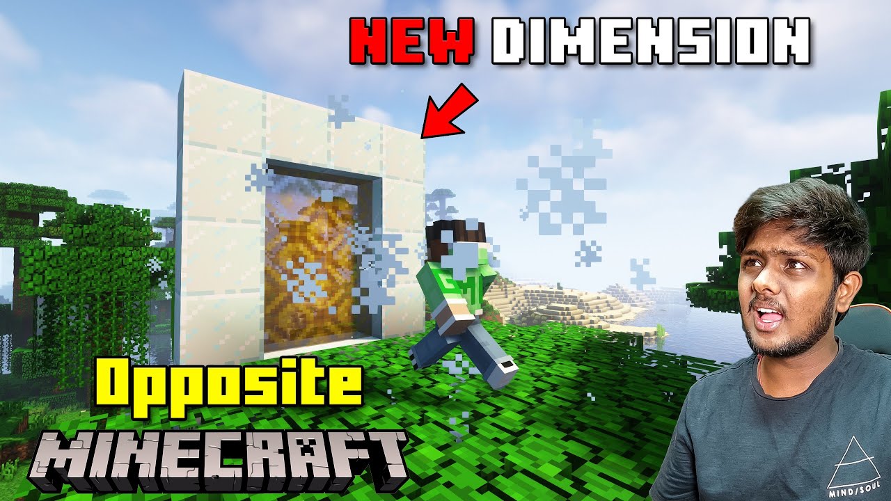 Minecraft But Is Opposite | New Dimension | Minecraft In Telugu | GMK GAMER