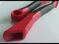 TWO color Handle/GRIP/Plier production by FOMTEC Automatic Vertical Injection Molding Machine