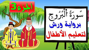 سورة البروج برواية ورش للأطفال (جزء3) - تعليم الاطفال بتكرار الآيات