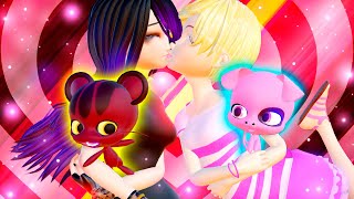 Miraculous Ladybug Roaar & Daizzi True Form God Kwami Transformation