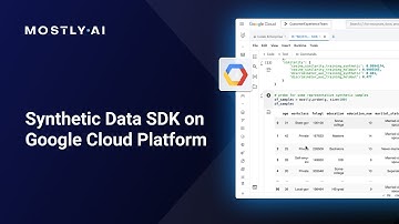 MOSTLY AI Synthetic Data SDK in GCP (Vertex AI)