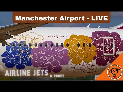 Airport watch - LIVE - 2x Airbus A380 and more! Thursday 11th September Manchester Airport