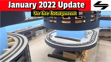 January 2022 Model Railway Build Update -  The Escarpment
