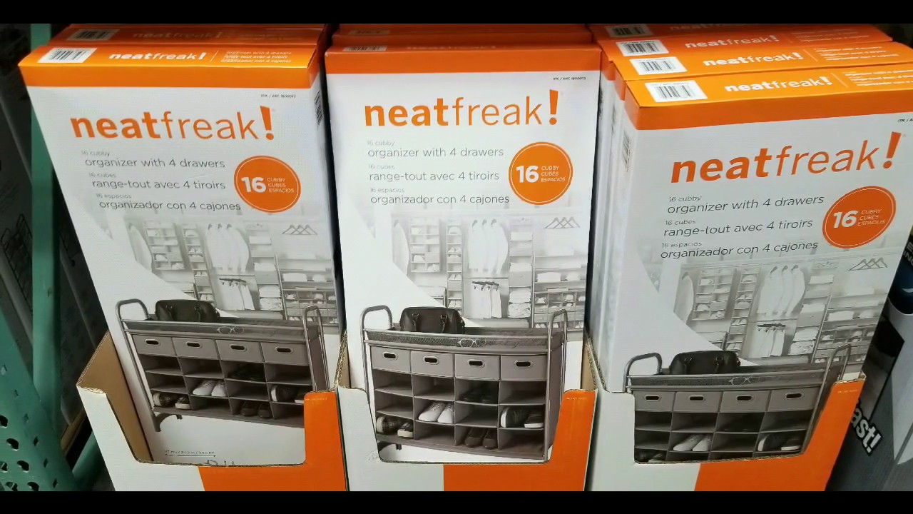 Costco Neatfreak 16 Cubby Shoe Organizer W 4 Drawers 39