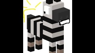 Crossy road zebra with a black butt