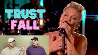 Two ROCK Fans REACT to Trust Fall LIVE by PINK