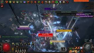 3.17 Armour Stack Slayer : Spectral Shield Throw test on Delirium 100% map