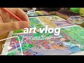  cozy art vlog painting kikis delivery service scenes unboxing silver play button 