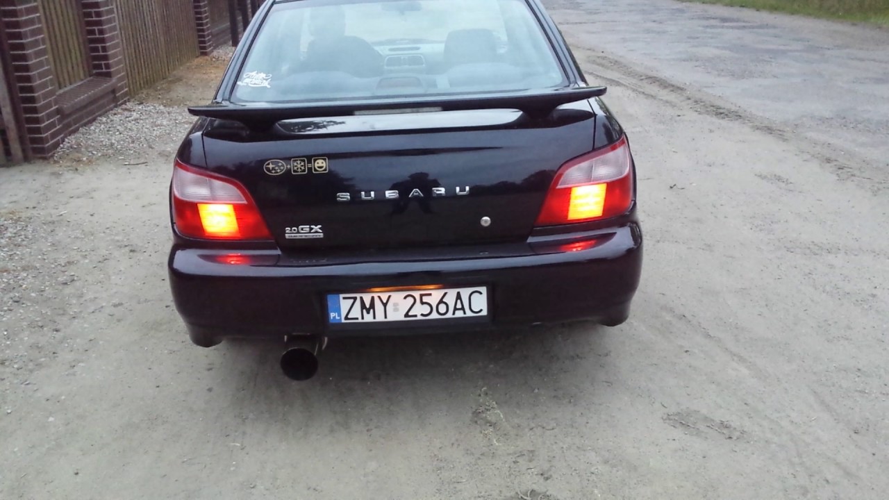 Subaru Impreza 2.0 GX 2001 125 HP przelot 3'' YouTube