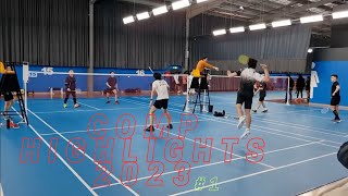 Badminton highlights - Knockout series 1