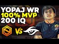 The TRUE MVP vs Secret - Yopaj 100% Kill Participation 200 IQ Windranger Player Perspective Dota 2