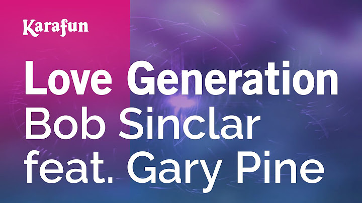 Love Generation Karaoke version - Karaoke performance video thumbnail