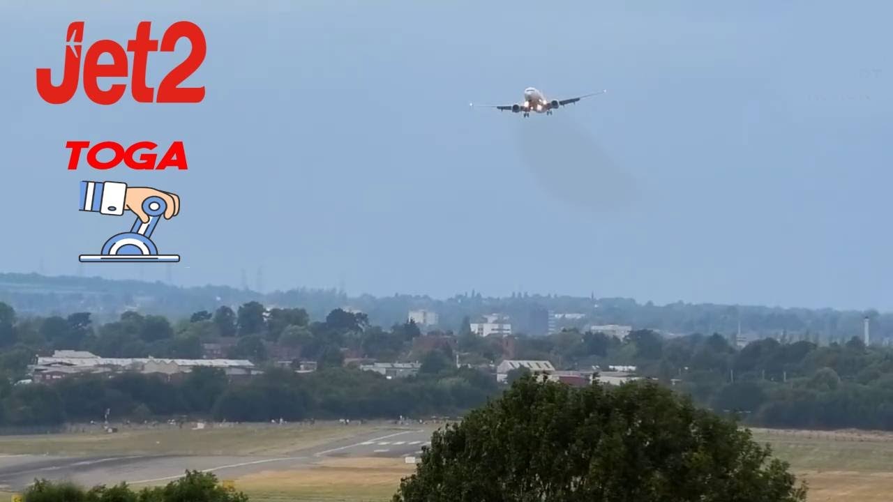 Jet2 Boeing 737-800 🚩WINDY GO AROUND✈️  Birmingham Airport ( BHX )