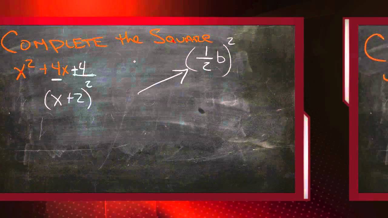 Solving Quadratic Equations by Completing the Square: An Explanation (Algebra I)