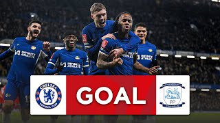 GOAL | Raheem Sterling | Chelsea 3-0 Preston North End | Third Round | Emirates FA Cup 2023-24