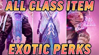 How to Get the NEW Exotic Class Items and ALL Perk Combos! [Destiny 2 The Final Shape]