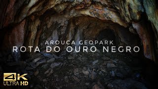 ROTA DO OURO NEGRO -Hiking 4 miles along the Gold Black Route at the AroucaGeopark 4K Resimi