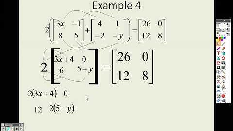 Algebra 2 4 1 Lesson Matrix Operations