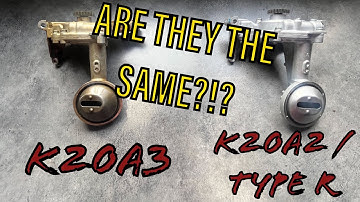 Is the K20a2 oil pump the same as a base k20a3? 🤔